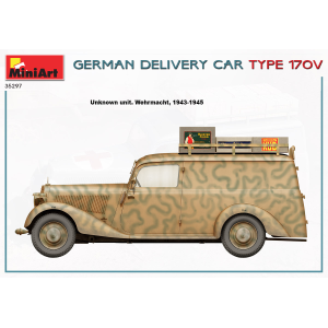 GERMAN DELIVERY CAR TYP 170V KIT 1:35 Miniart Kit Mezzi Militari Modellino