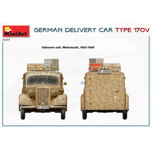GERMAN DELIVERY CAR TYP 170V KIT 1:35 Miniart Kit Mezzi Militari Modellino
