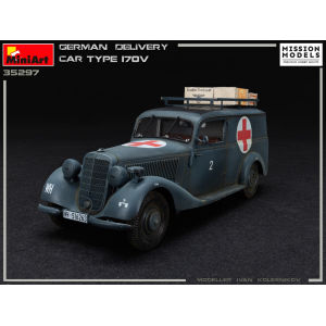 GERMAN DELIVERY CAR TYP 170V KIT 1:35 Miniart Kit Mezzi Militari Modellino