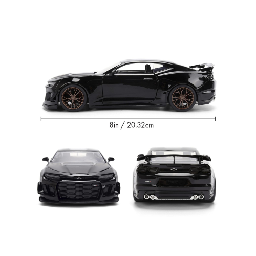 CHEVROLET CAMARO 2024 FAST & FURIOUS BLACK 1:24 Jada Toys Movie Modellino