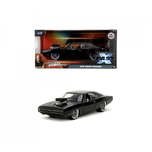 DODGE (F10) FAST & FURIOUS 1970 BLACK 1:24 Jada Toys Movie Modellino
