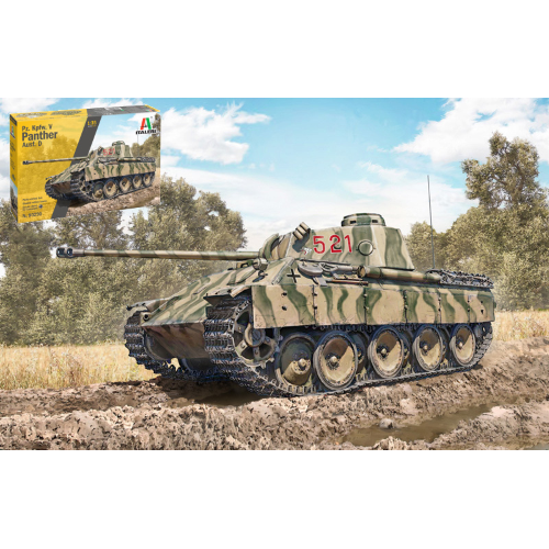 PZ.KPFW. V PANTHER AUSF.D KIT 1:35 Italeri Kit Mezzi Militari Modellino