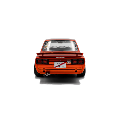 NISSAN SKYLINE (C10)HAKOSUKA SOLIDO WORKS 1970 ORANGEMETALLIC 1:18 Solido Auto Stradali Modellino