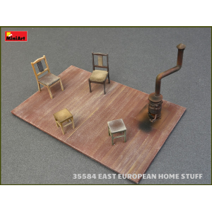 EAST EUROPEAN HOME STUFF KIT 1:35 Miniart Kit Figure Militari Modellino