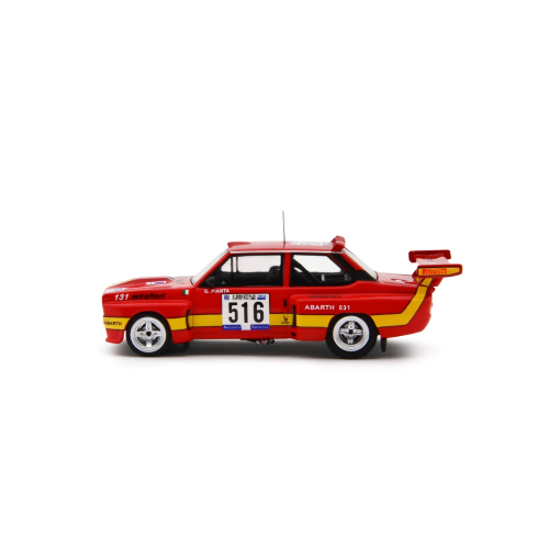 FIAT ABARTH SE 031 BERTONE N.516 GIRO D'ITALIA 1975 1:64 Laudo Racing Auto Competizione Modellino