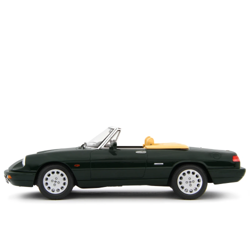 ALFA ROMEO SPIDER 1.6-2.0I 1990 GREEN 1:18 Laudo Racing Auto Stradali Modellino