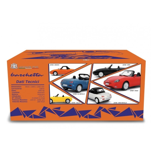FIAT BARCHETTA 1995 BLUE 1:18 Laudo Racing Auto Stradali Modellino