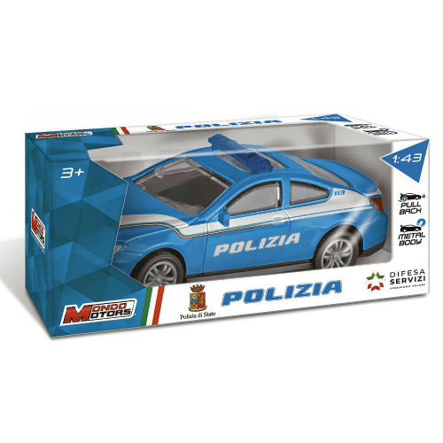 AUTO SECURITY 24 PEZZI (8 CARABINIERI+8 POLIZIA+8 VIGILI DEL FUOCO) 1:43 Mondo Motors Forze dell'Ordine Modellino