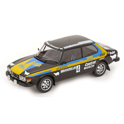 SAAB 99 EMS N.4 WINNER RALLY SWEDEN 1977 STIG BLOMQVIS -HANS SYLVAN 1:18 ModelCarGroup Auto Competizione Modellino