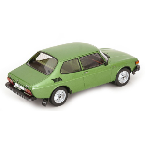 SAAB 99 TURBO 1977 GREEN 1:18 ModelCarGroup Auto Stradali Modellino