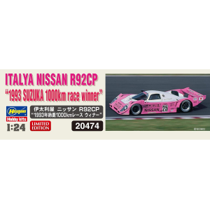 ITALYA NISSAN R92CP N.25 SUZUKA 1000 KM RACE WINNER KIT 1:24 Hasegawa Kit Auto Modellino