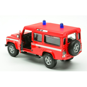 LAND ROVER DEFENDER LWB VIGILI DEL FUOCO 1:32 Burago Forze dell'Ordine Modellino