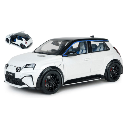 ALPINE A290 GTS 2024 WHITE 1:18 Solido Auto Stradali Modellino