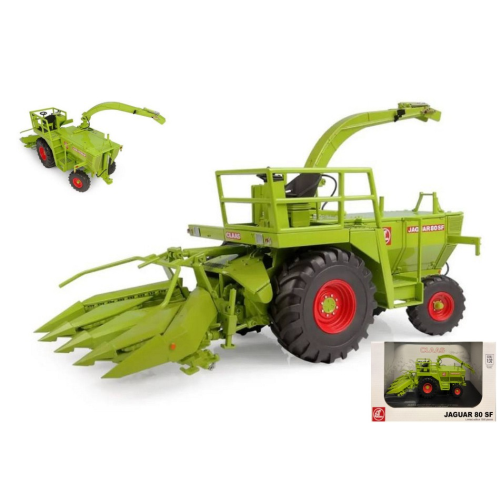 CLAAS JAGUAR 80 SF NO CABIN WITH CORN HEADER 1:32 Universal Hobbies Mezzi Agricoli e Accessori Modellino