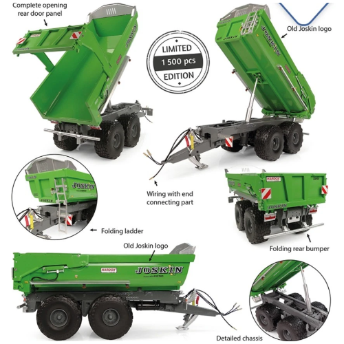 JOSKIN TRANS-KPT 22-50 GREEN VERSION 1:32 Universal Hobbies Mezzi Agricoli e Accessori Modellino
