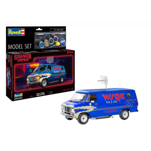 GMC WSQK SQUAWK VAN KIT 1:25 Revell Kit Mezzi Militari Modellino