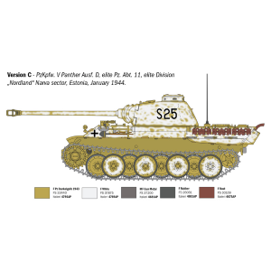 PZ.KPFW. V PANTHER AUSF.D KIT 1:35 Italeri Kit Mezzi Militari Modellino