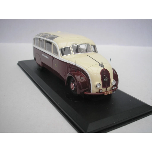 MERCEDES LO 3100 "DEUTSCHE REICHSBAHN" 1935 IVORY/RED 1:43 Autocult Autobus Modellino