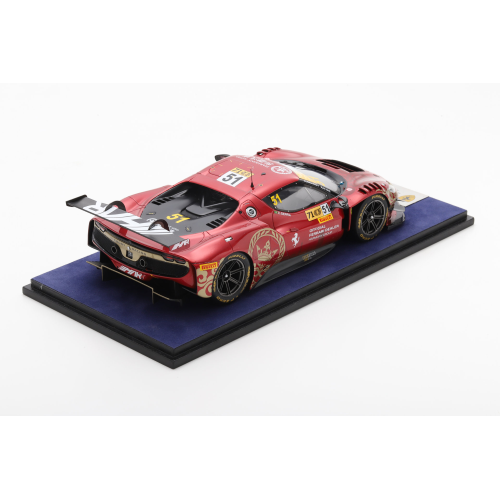 FERRARI 296 GT3 N.51 MACAU GT CUP FIA GT 2024 D.G.SERRA 1:18 Looksmart Auto Competizione Modellino