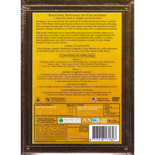Bella Addormentata Nel Bosco (La) - Edizione Speciale da Collezione (2 DVD + Libro) - 50 Anniversario [Dvd Usato]