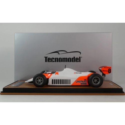 MCLAREN MP4/1B WINN.ENGLAND GP 1982 N.LAUDA WITH DECALS 1:18 Tecnomodel Formula 1 Modellino