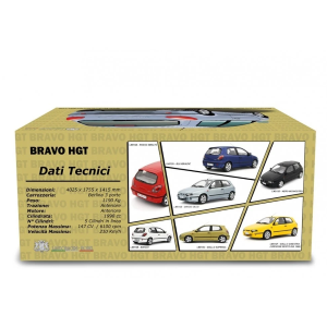FIAT BRAVO HGT 1995 METALLIC GREY 1:18 Laudo Racing Auto Stradali Modellino