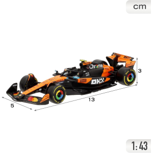 MC LAREN F1 MCL39 2025 N.4 LANDO NORRIS 1:43 Burago Formula 1 Modellino