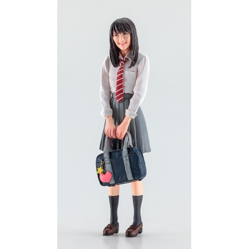 MINI COOPER S COUNTRYMAN AII4 WITH SCHOOL GIRL'S FIGURE KIT 1:24 Hasegawa Kit Auto Modellino