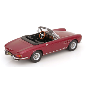 FERRARI 275 GTS PININFARINA SPYDER 1964 STEVE MC QUEEN REDMETALLIC 1:18 KK Scale Auto Stradali Modellino