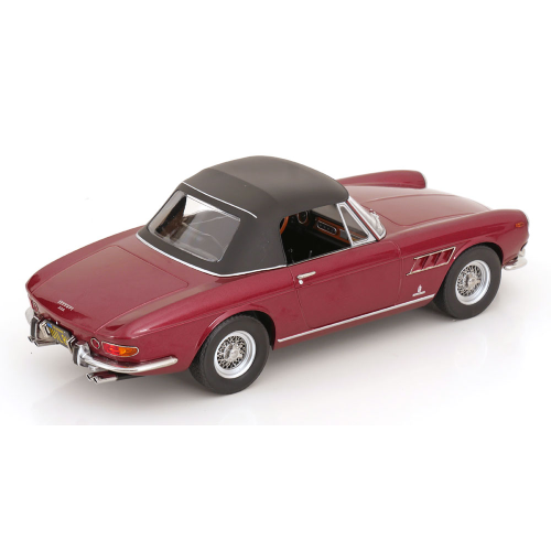 FERRARI 275 GTS PININFARINA SPYDER 1964 STEVE MC QUEEN REDMETALLIC 1:18 KK Scale Auto Stradali Modellino