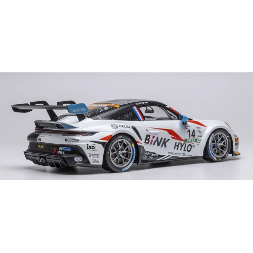 PORSCHE 911 GT3 (992) N.14 PORSCHE CUP OSCHERSLEBEN 2024 R.DE HAAN 1:43 Ixo Model Auto Competizione Modellino