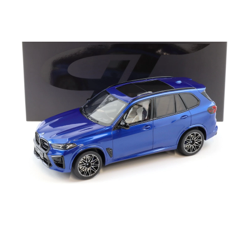BMW X5 M COMPETITION 2023 BLUE 1:18 GT Spirit Auto Stradali Modellino