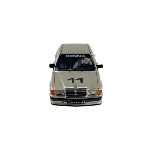 MERCEDES 190E 2.3-16 #11 AYRTON SENNA+FIGURE RACE OF CHAMP.1984 1:64 Mini GT Auto Competizione Modellino