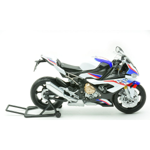 BMW S1000RR WHITE 1:12 Welly Moto Modellino