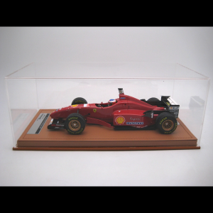 FERRARI F310 N.1 SPAIN GP 1996 RAIN TYRES M.SCHUMACHER + DRIVER 1:18 Tecnomodel Formula 1 Modellino