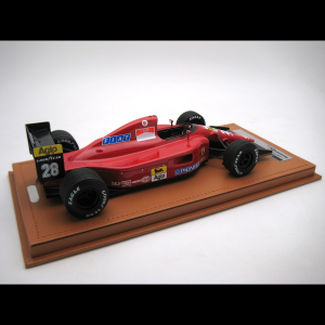 FERRARI 642 F1 N.28 BRITISH GP 1991 RAIN TYRES J.ALESI 1:18 Tecnomodel Formula 1 Modellino
