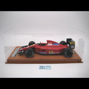 FERRARI 642 F1 N.28 BRITISH GP 1991 RAIN TYRES J.ALESI 1:18 Tecnomodel Formula 1 Modellino