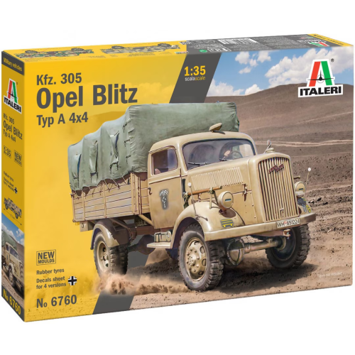 KFZ.305 OPEL BLITZ TYP A 4X4 KIT 1:35 Italeri Kit Mezzi Militari Modellino