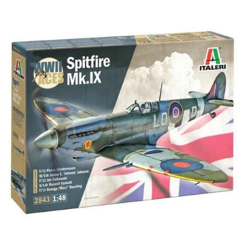 SPITFIRE MK.IX ACES KIT 1:48 Italeri Kit Aerei Modellino