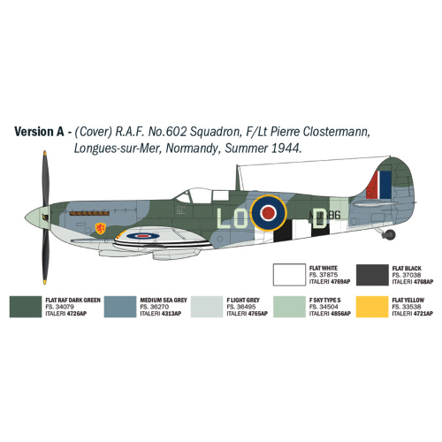 SPITFIRE MK.IX ACES KIT 1:48 Italeri Kit Aerei Modellino
