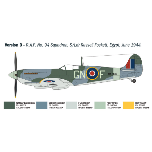 SPITFIRE MK.IX ACES KIT 1:48 Italeri Kit Aerei Modellino