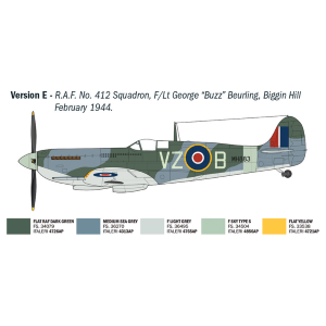 SPITFIRE MK.IX ACES KIT 1:48 Italeri Kit Aerei Modellino