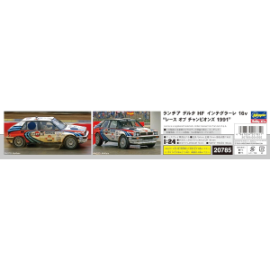 LANCIA DELTA HF INTEGRALE 16V RALLY "RACE OF CHAMPIONS 1991" KIT 1:24 Hasegawa Kit Auto Modellino