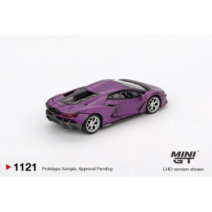 LAMBORGHINI REVUELTO VIOLA 30TH MATTE 2024 1:64 Mini GT Auto Stradali Modellino