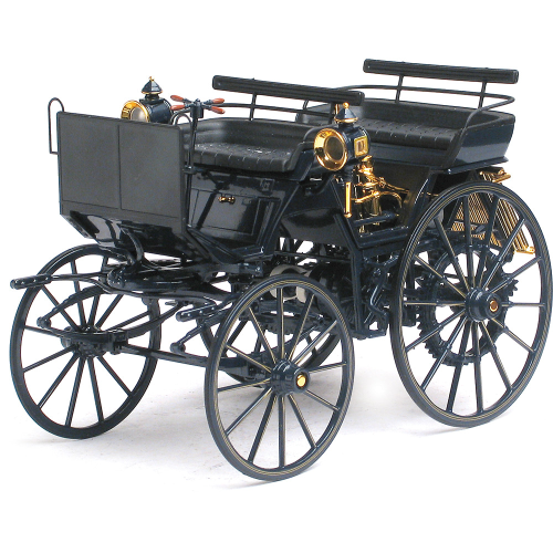 DAIMLER MOTORKUTSCHE 1886 DARK BLUE 1:18 Norev Auto d'Epoca Modellino