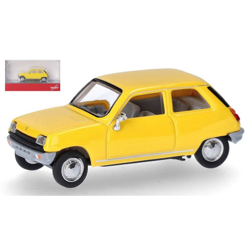 RENAULT R5 GIALLO 1:87 Herpa Auto Stradali Modellino