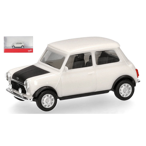 MINI MAYFAIR 2 PORTE BIANCO 1:87 Herpa Auto Stradali Modellino