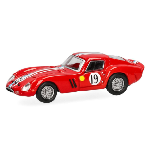 FERRARI 250 GTO N.19 ROSSO 1:87 Herpa Auto Stradali Modellino