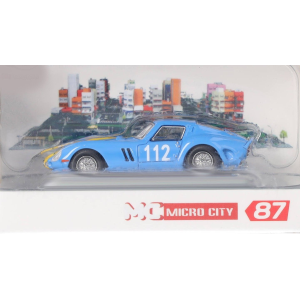 FERRARI 250 GTO N.112 BLU 1:87 Herpa Auto Stradali Modellino