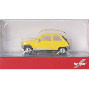 RENAULT R5 GIALLO 1:87 Herpa Auto Stradali Modellino